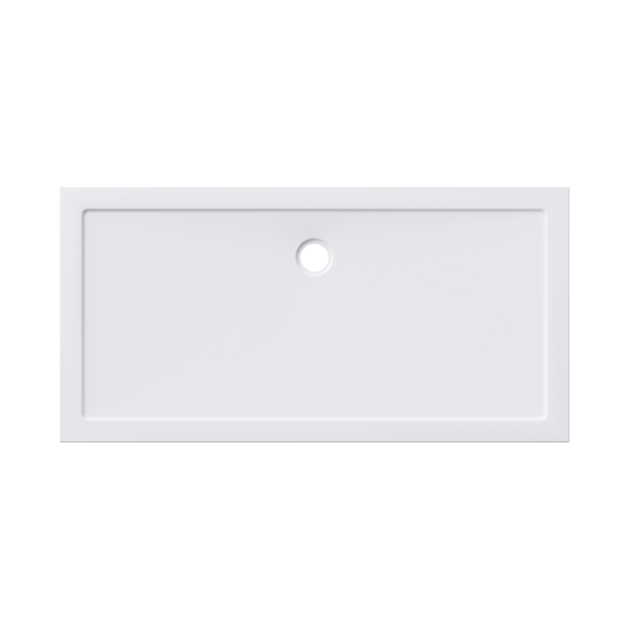 Luca Varess Soft receveur de douche 160 x 80 cm acrylique blanc mat