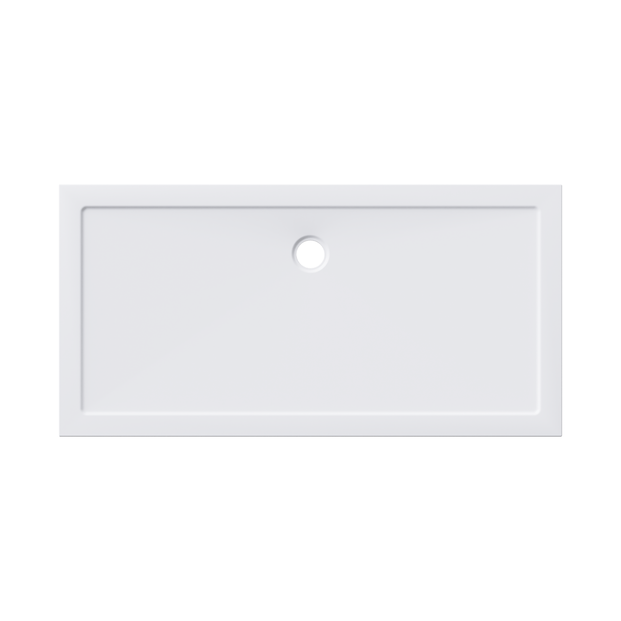 Luca Varess Soft receveur de douche 160 x 80 cm acrylique blanc mat