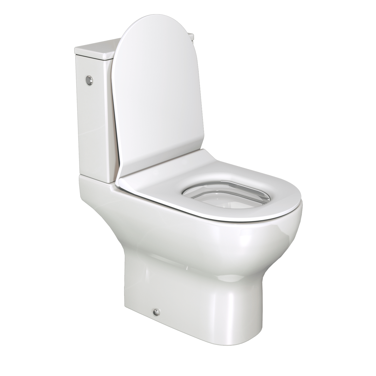 Linie Aviso wc à poser blanc brillant bride de rinçage traditionnelle