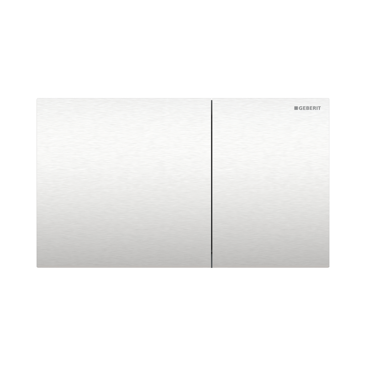 Sigma70 Betätigungsplatte, eckig, Brushed Inox für Sigma UP320 und UP720 Einbauspülkasten