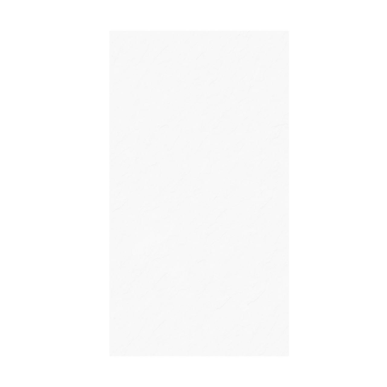 Balmani Piatto panneau mural de douche 140 x 260 cm Solid Surface blanc mat