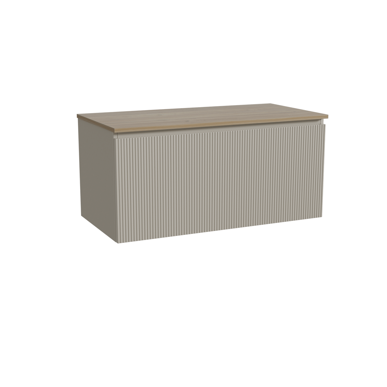 Storke Ribs badkamermeubel met Panton Tablet voor waskom(men)