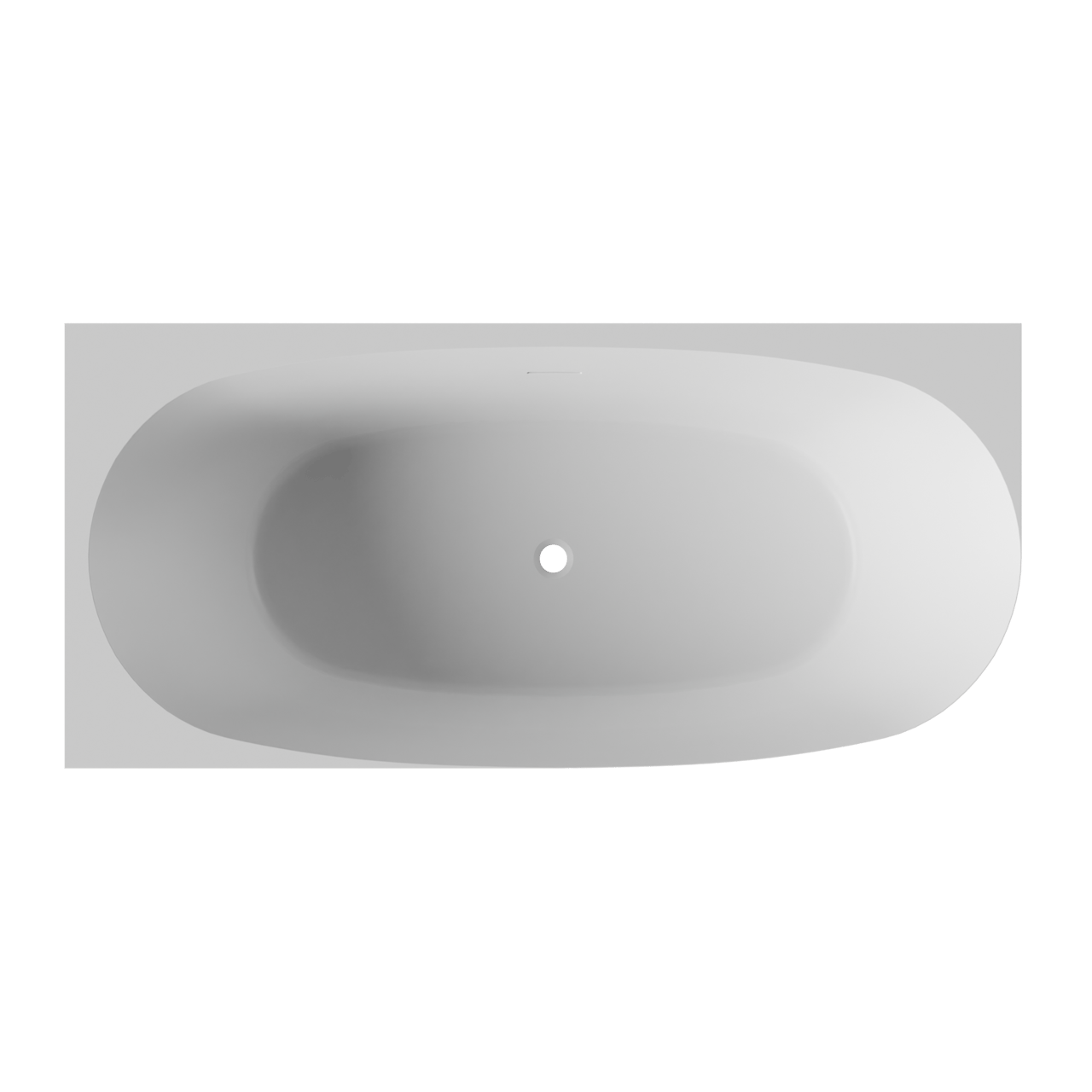 Luca Varess Sutilo tweepersoons hoekbad links 170 x 75 cm acryl mat wit