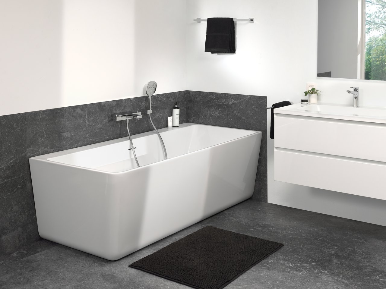 Luca Varess Coda 2 Personen Eckbadewanne, rechts, 190 x 90 cm, Acryl, weiß glänzend