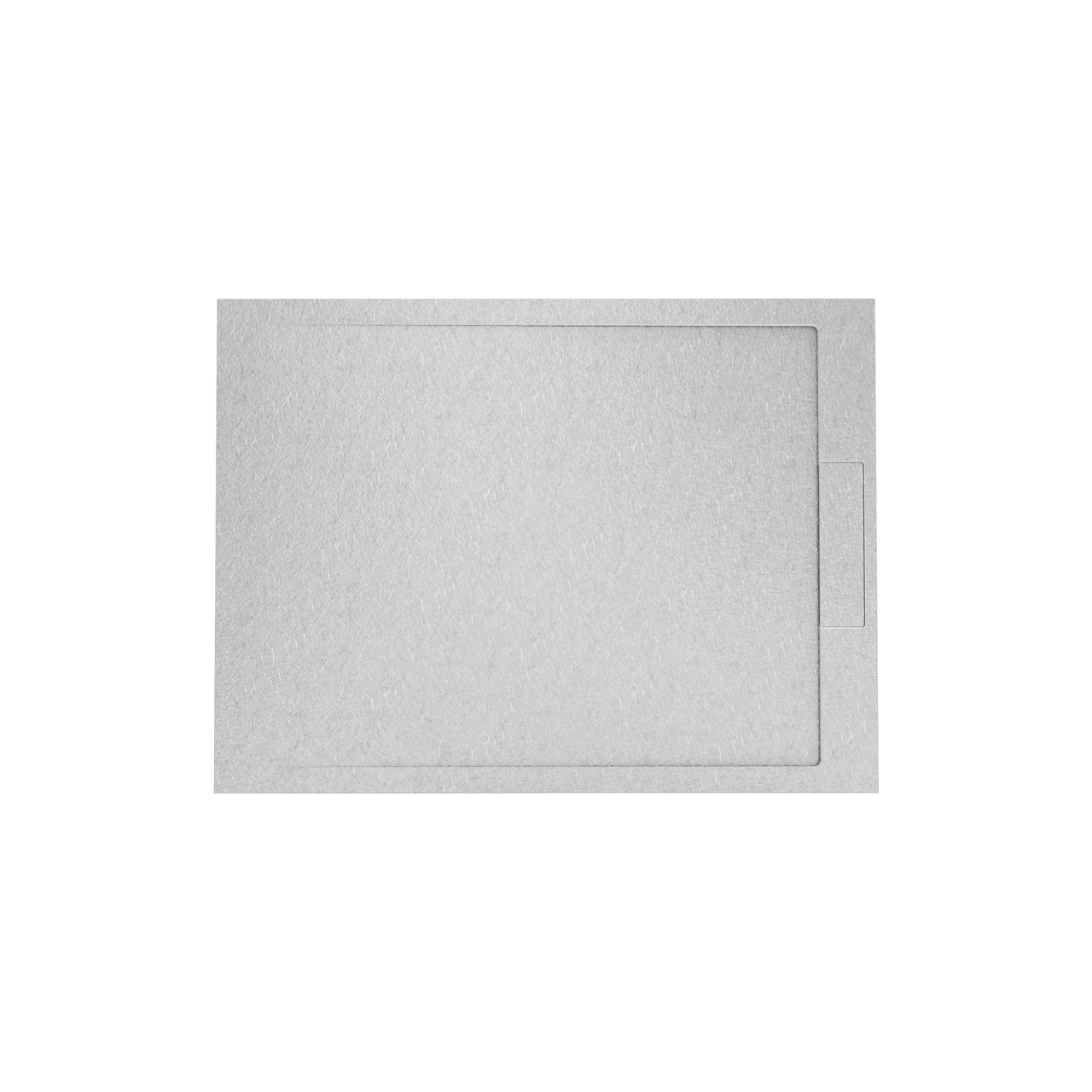 Balmani Indus receveur de douche 120 x 90 cm marbre composite gris clair structure en ardoise