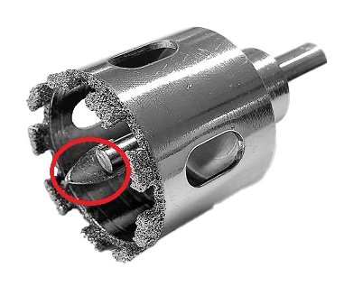Santeg diamantboor met centreerpunt Ø 45mm