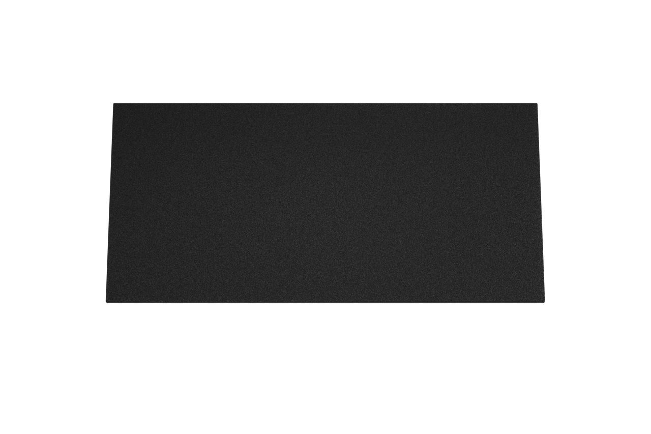 Storke Panton Einzelwaschtisch, mattschwarze pulverbeschichtete mdf, 110 x 52 cm