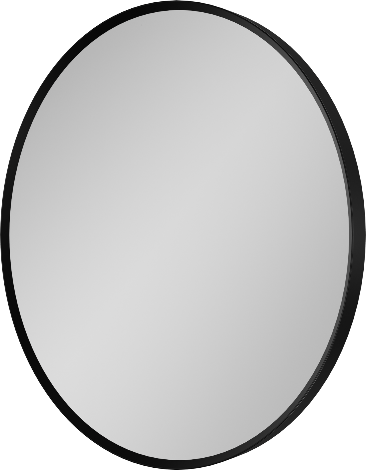 Balmani Auro ronde toiletspiegel zwart Ø 45 cm