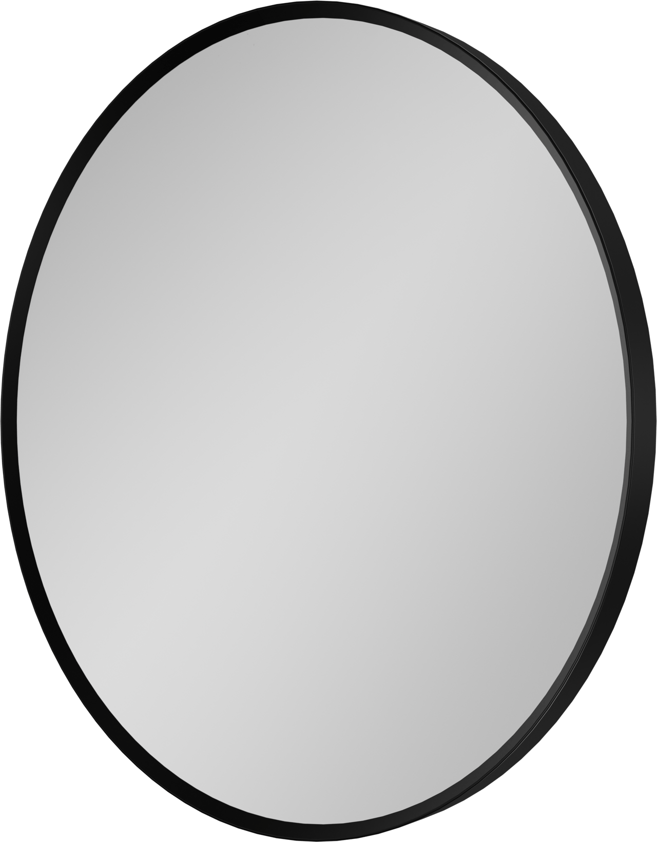 Balmani Auro ronde toiletspiegel zwart Ø 45 cm