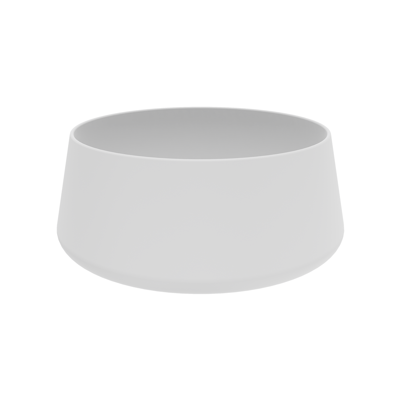 Balmani Bag waskom mat witte Solid Surface rond 40 x 40 cm