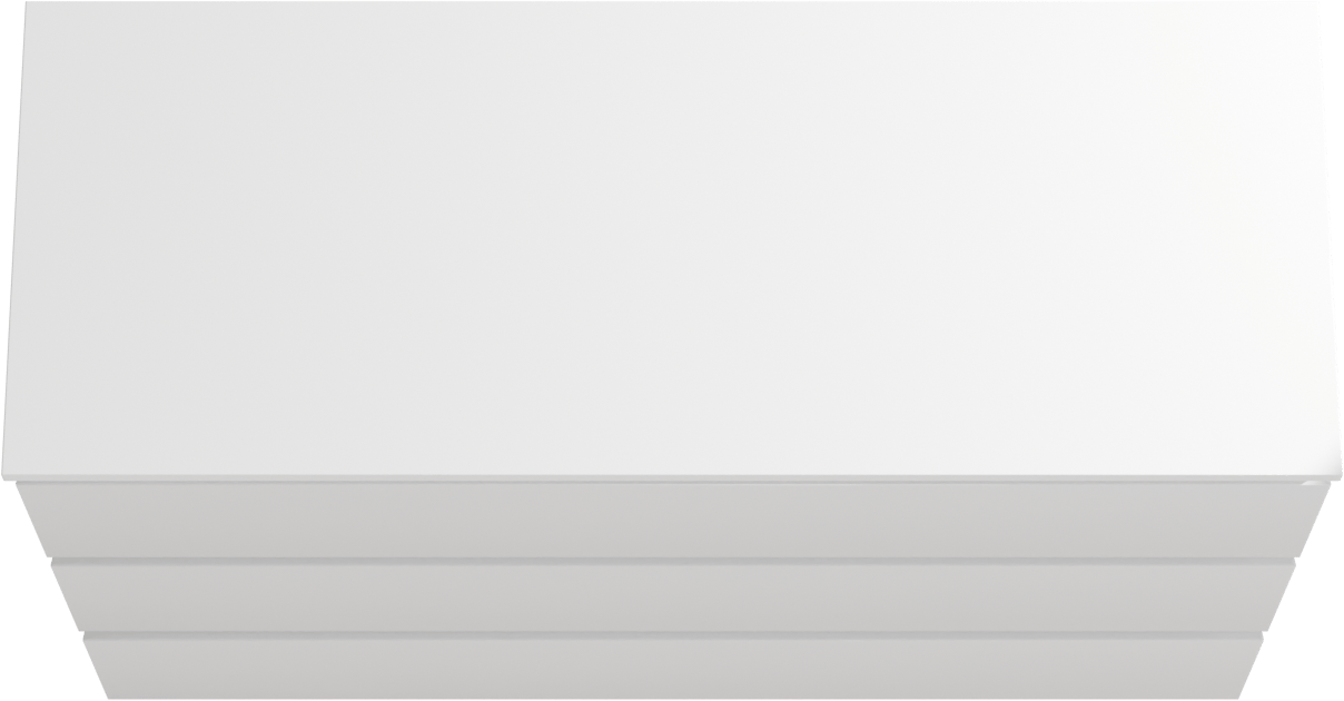 Linie Lado freistehendes Möbelstück Set: 120 x 46 cm, Weiß glänzend, mit Lado Doppel Waschtischplatte, Marmorkomposit Weiß glänzend