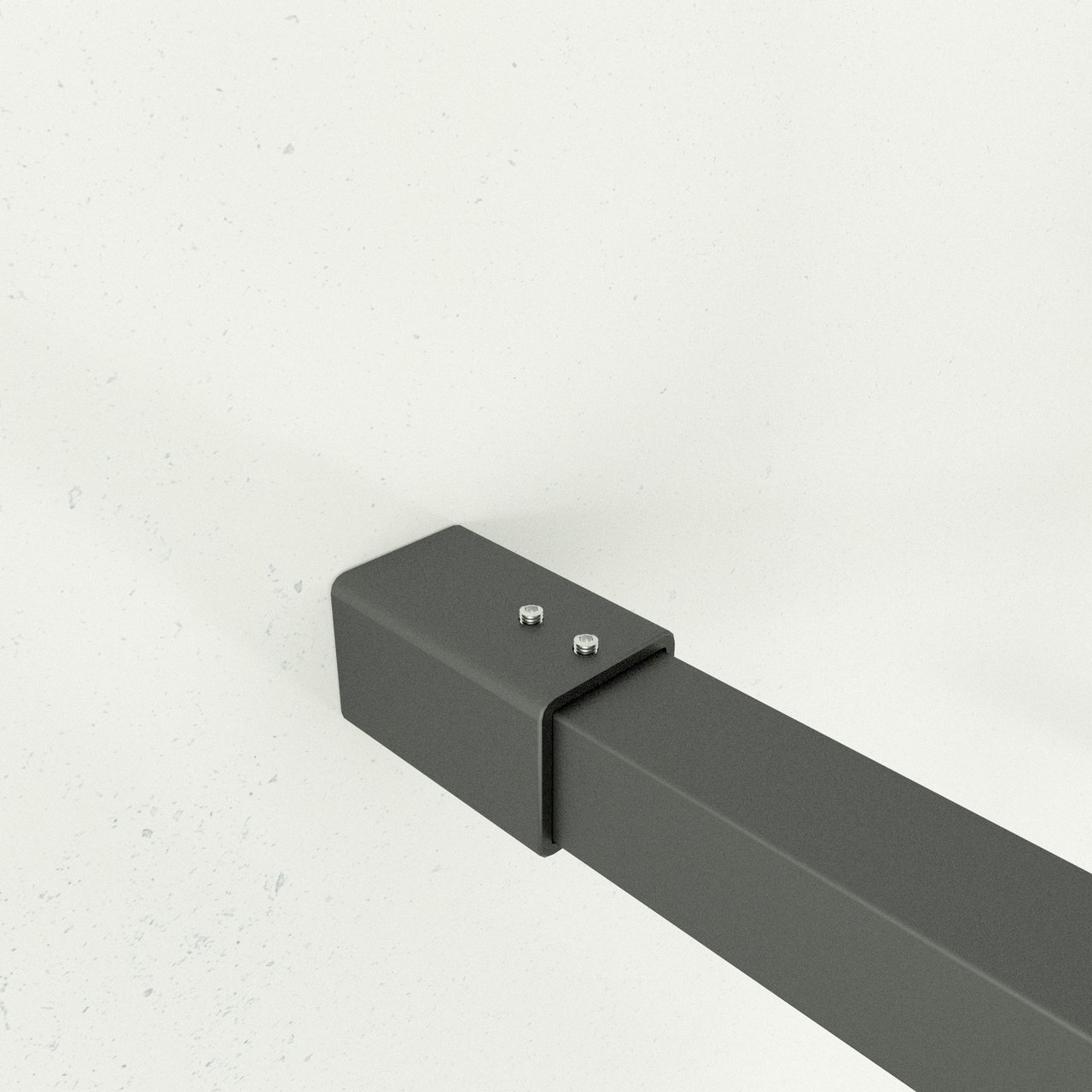 Balmani Modular Walk-In-Dusche 80 x 200 cm, Leinen schwarz Glas , Profil schwarz matt