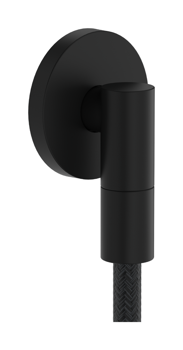 Hansgrohe Fixfit Fine S doucheslangaansluiting 1/2" mat zwart