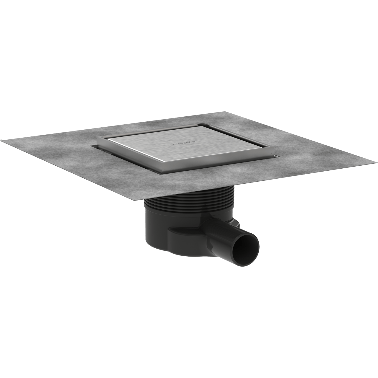 Hansgrohe RainDrain Brillance siphon de douche 15cm RSV Look