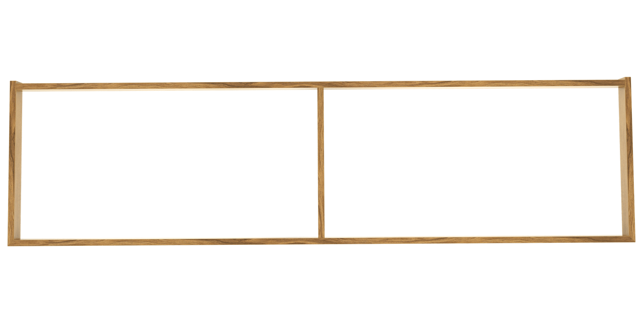 Balmani Lucida Sockel für Bad-Unterschrank, Teak, 180 x 55 cm