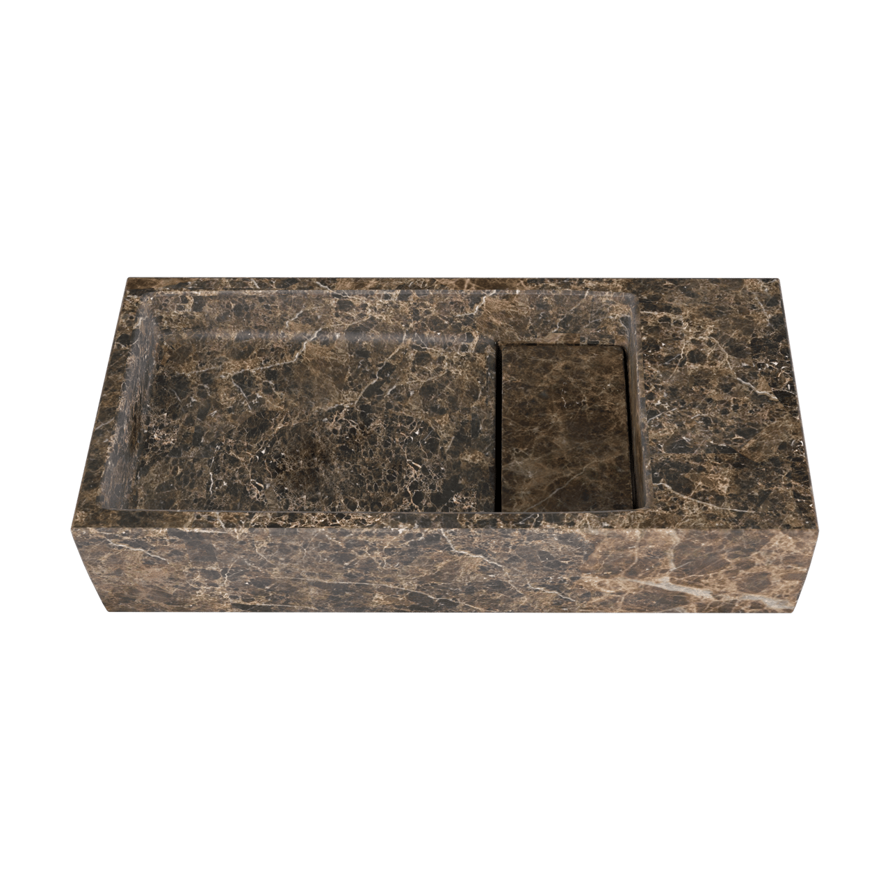 Balmani Mood lave-mains 45 x 20 cm Marbre Dark Emperador