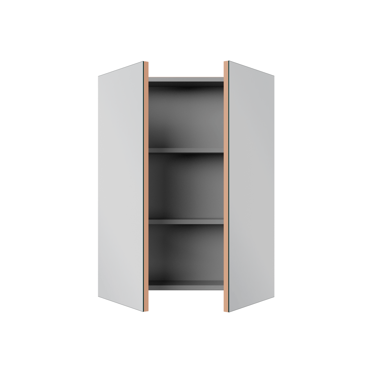 Linie Montro Spiegelschrank Bad: 60 x 75 cm, Cotto