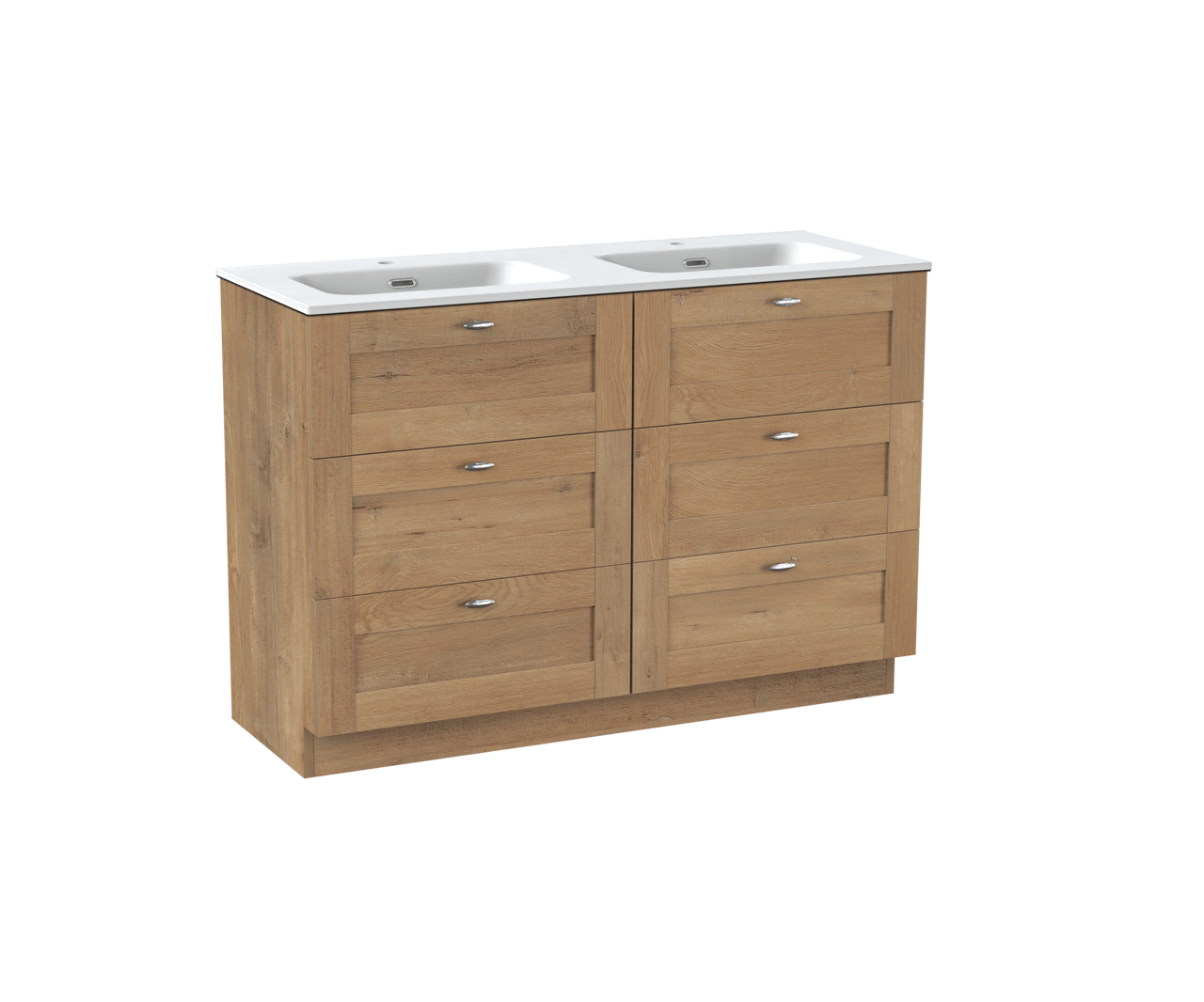 Linie Classo meuble salle de bains avec lavabo Baro