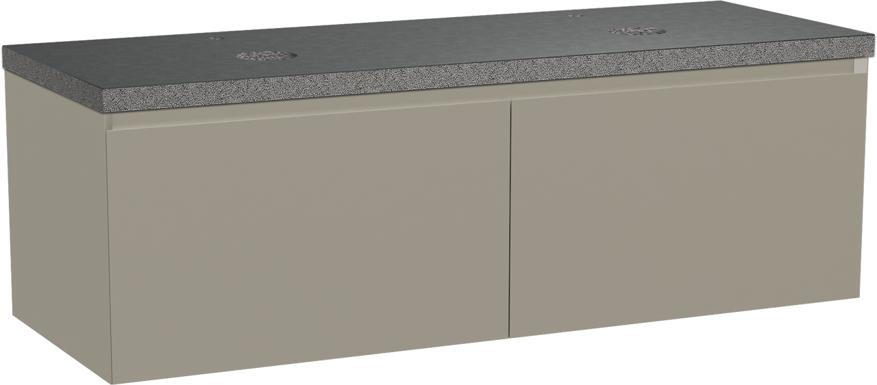 Balmani Idra badkamermeubel met Rock wastafelblad voor waskom(men)