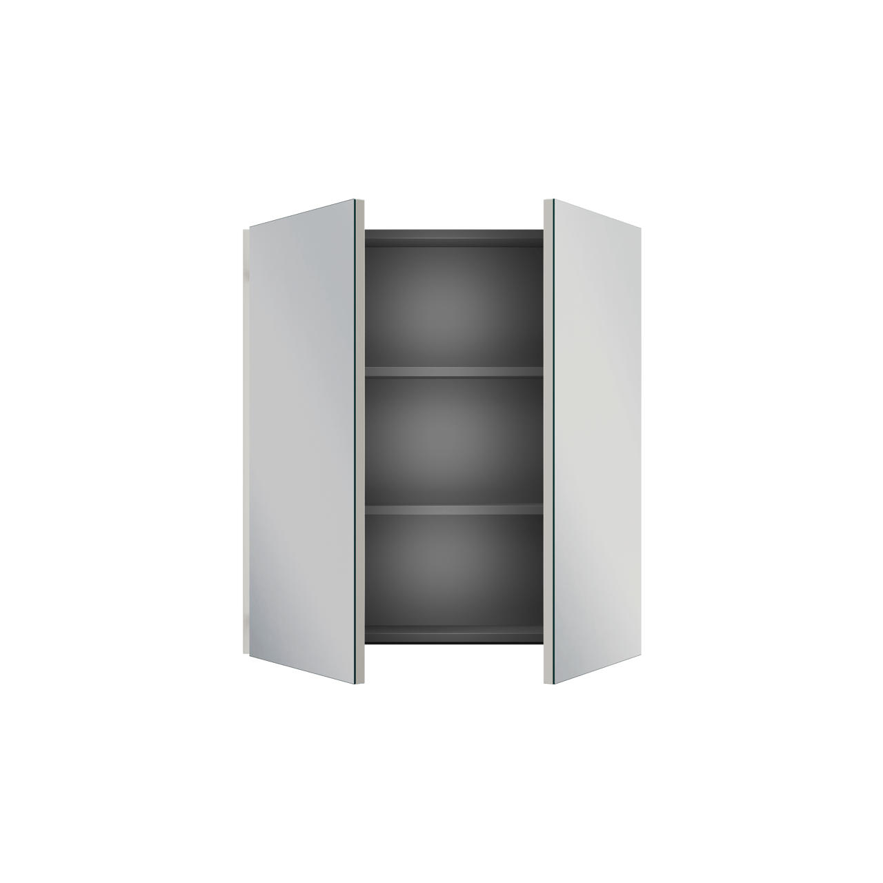 Linie Montro spiegelkast 70 x 75 cm mat wit