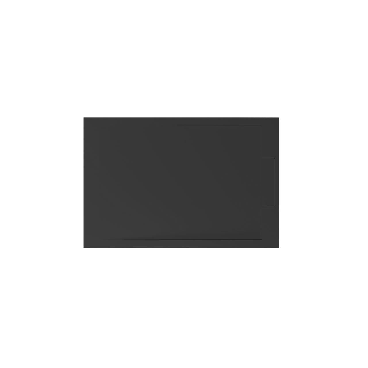 Balmani Andes receveur de douche 120 x 80 cm top solid Noir Mat