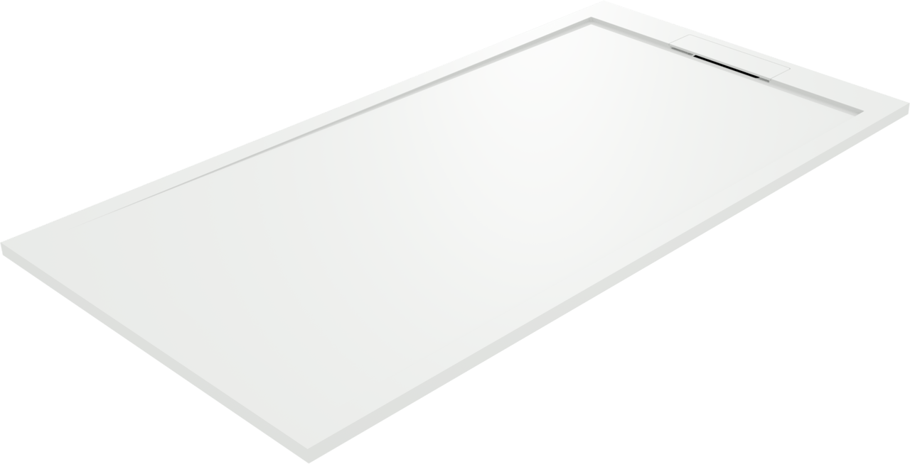 Balmani Andes receveur de douche 170 x 90 cm Solid Surface blanc mat