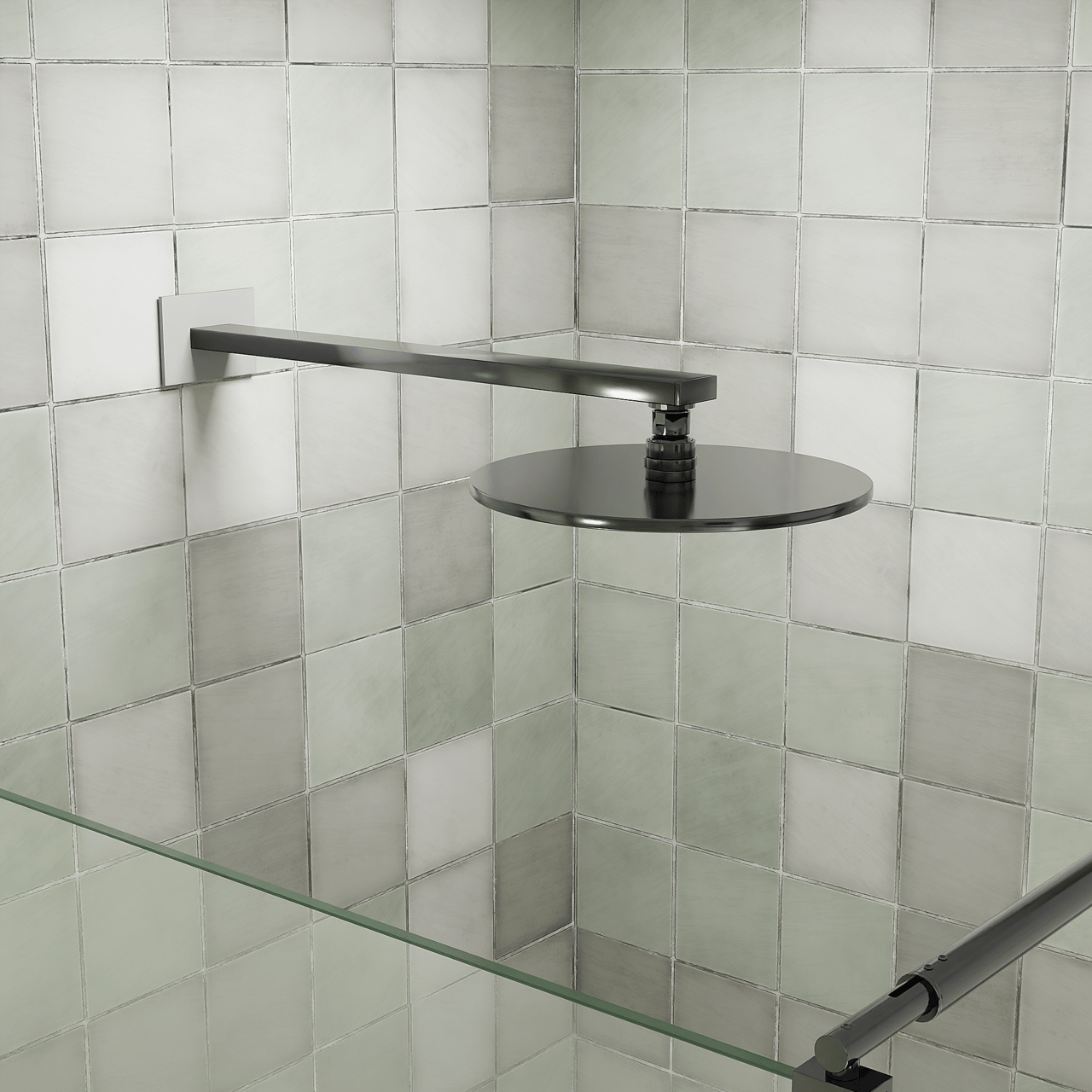 Blaufoss Raindream tête de douche ronde 25 cm Chrome Brillant