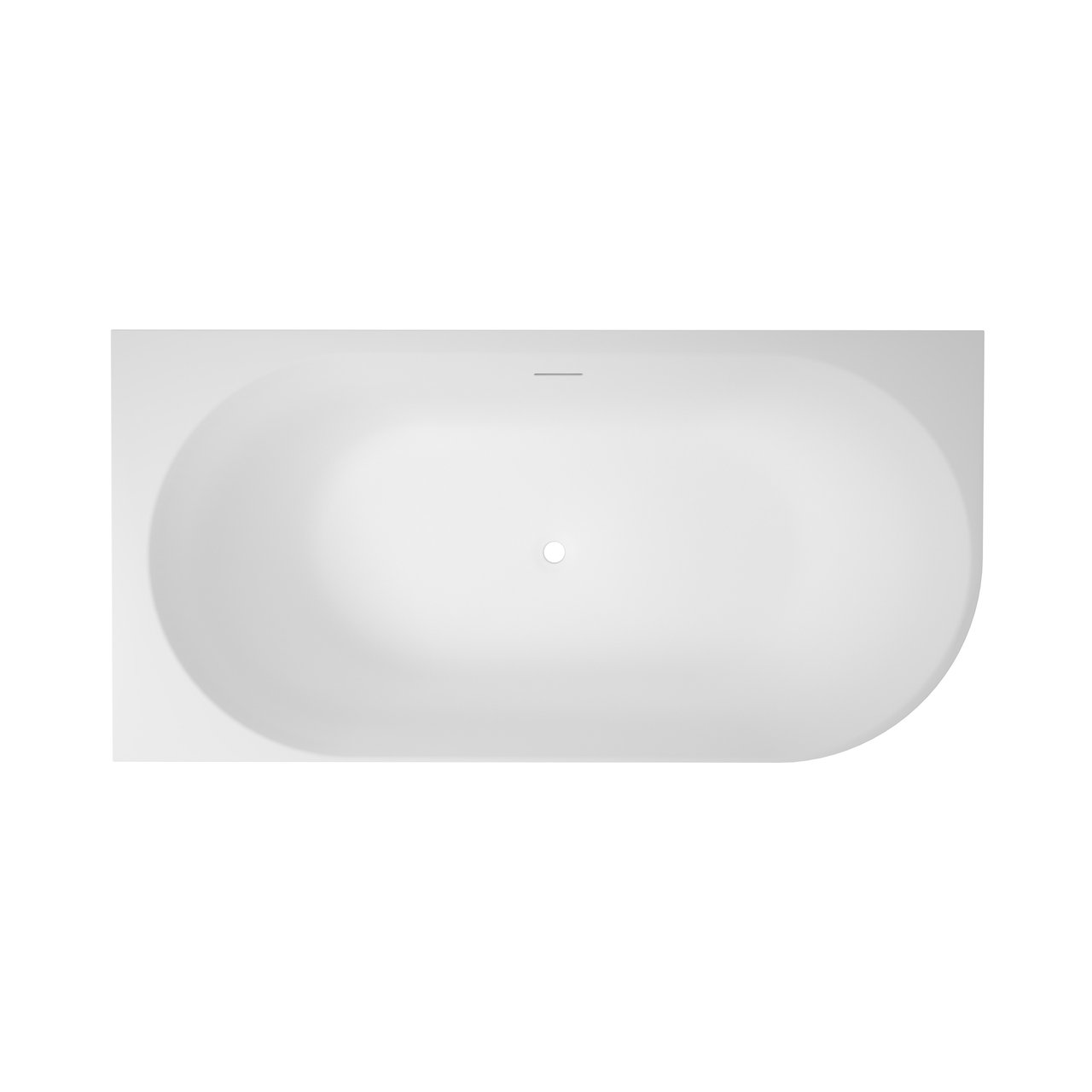 Luca Varess Otello 2-Personen-Eckbadewanne: links, 170 x 80 cm, Acryl, Schwarz Matt