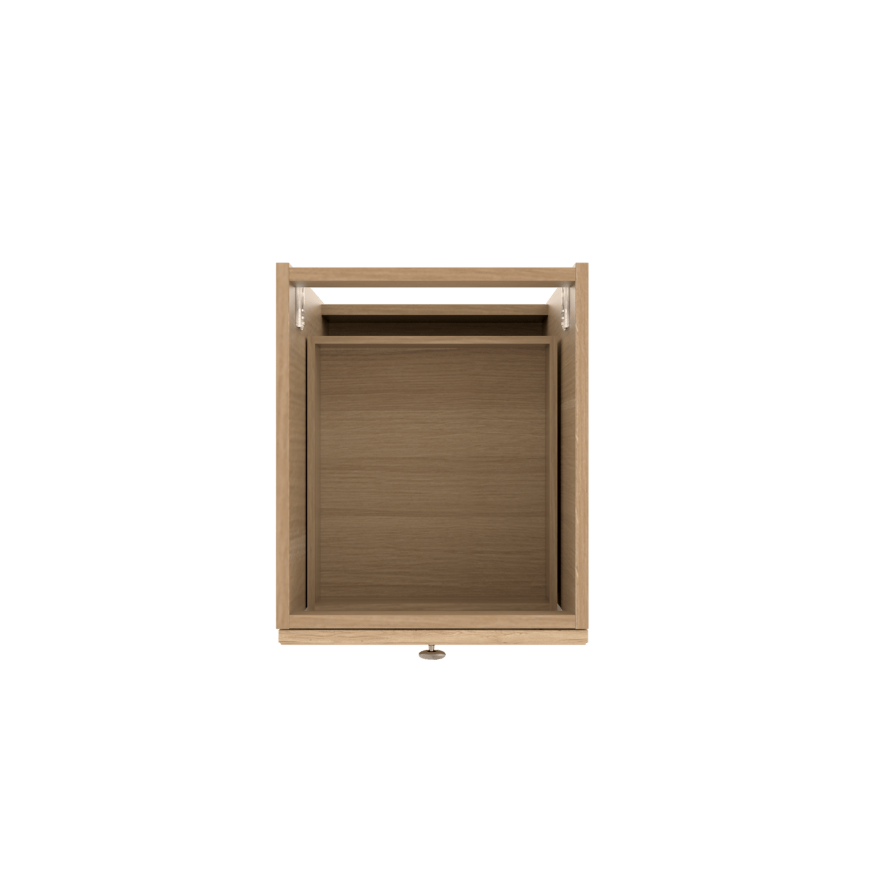 Balmani Lemon meuble sous-vasque a poser 45 x 55 cm chêne vieilli 2 tiroirs