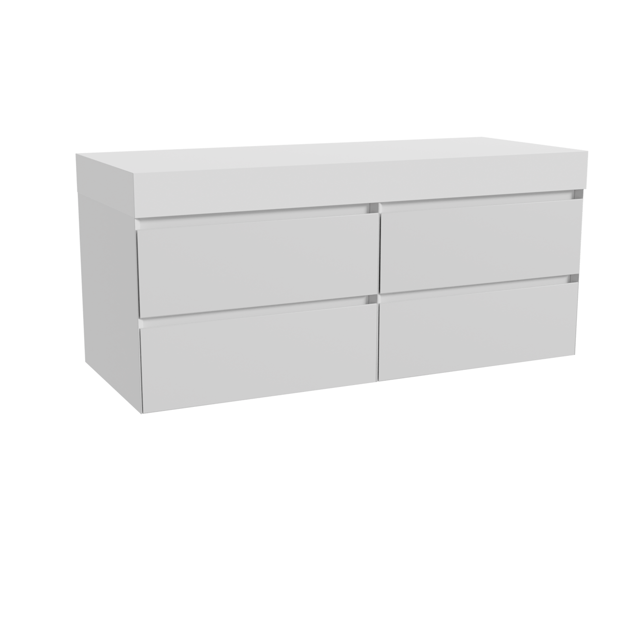 Balmani Mitra Badmöbel Set mit Dominus Waschtischplatte für Aufsatzwaschbecken