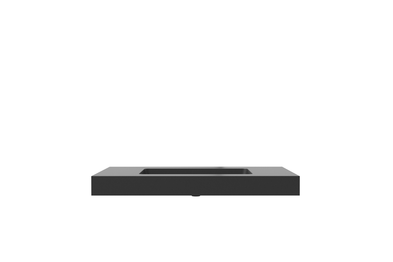 Storke Scuro High plan simple quartz mat 95 x 52 cm