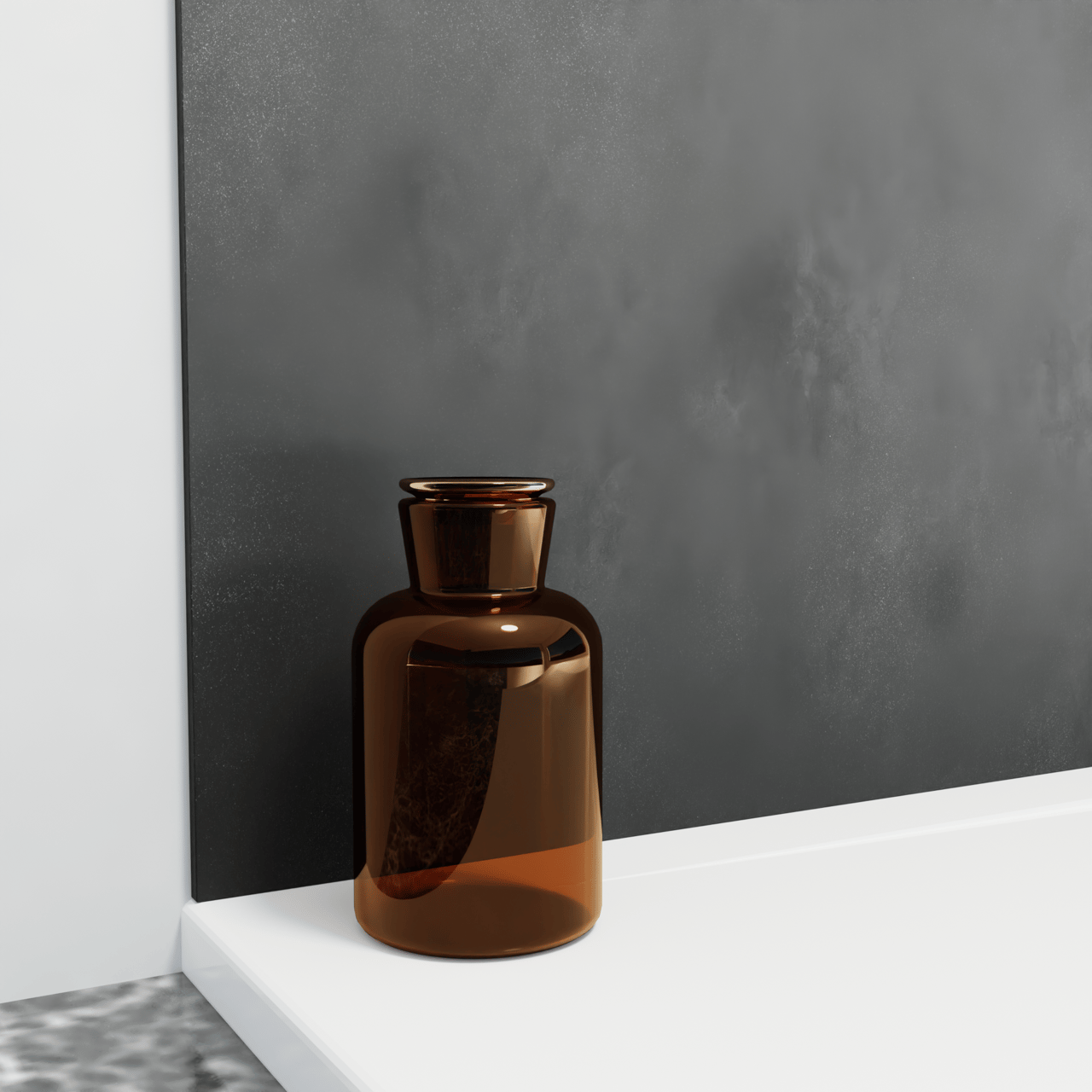 Linie Plato revêtement mural de douche 90 x 90 x 260 cm pvc gris foncé Montana Mist