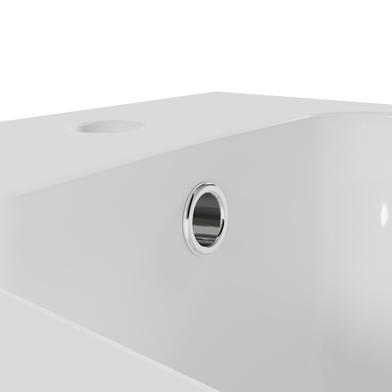 Luca Varess Calibro: Wand-Bidet, Weiß