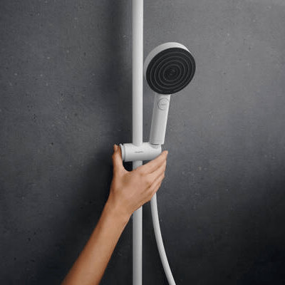 Hansgrohe Pulsify S260 Puro thermostatische kraan regendoucheset mat wit