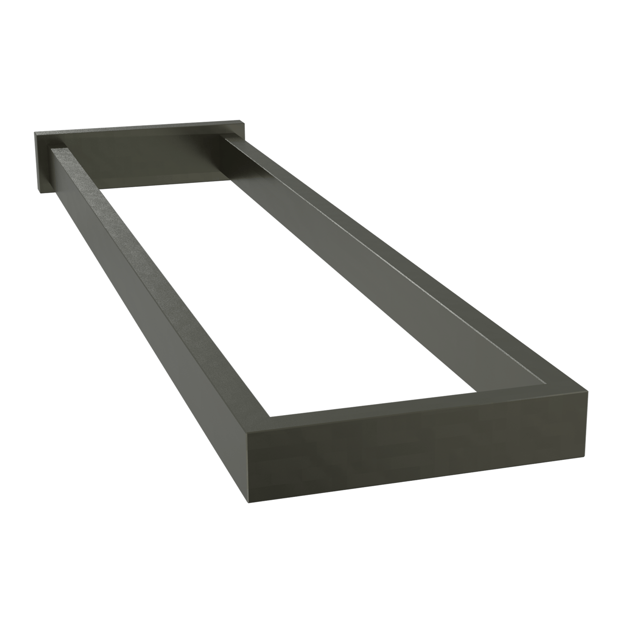 Blaufoss Noma porte-serviette double Brushed GunMetal 41 cm