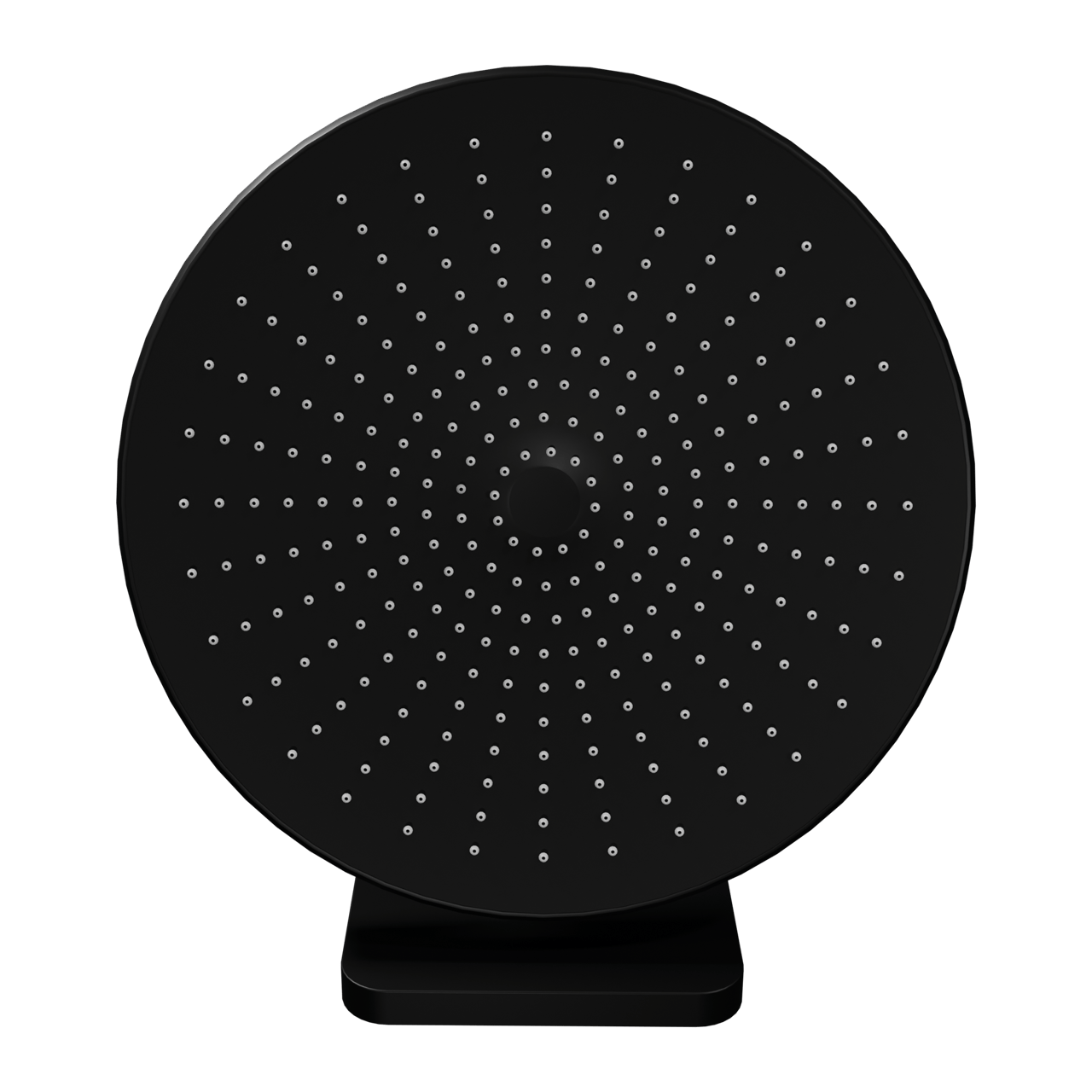 BLAUFOSS Onos 250  hoofddouche rond 25 cm met douchearm  mat zwart