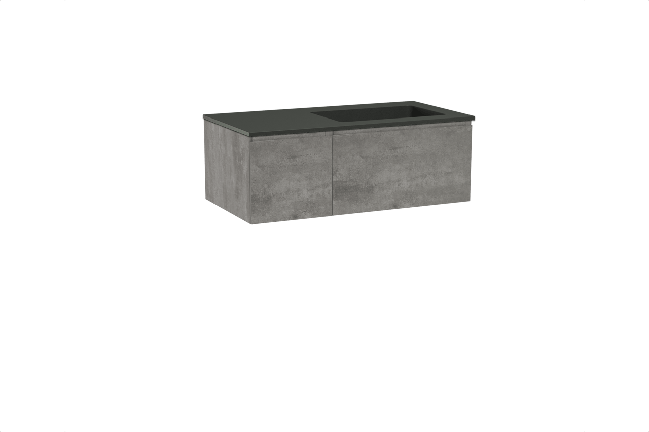 Storke Edge meuble salle de bains avec lavabo Scuro