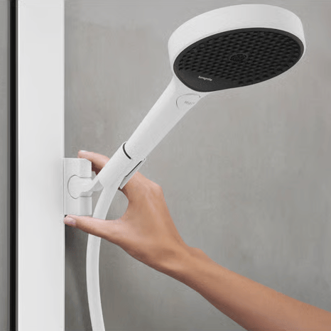 Hansgrohe Rainfinity 360 regendoucheset met ShowerTablet 350 mat wit