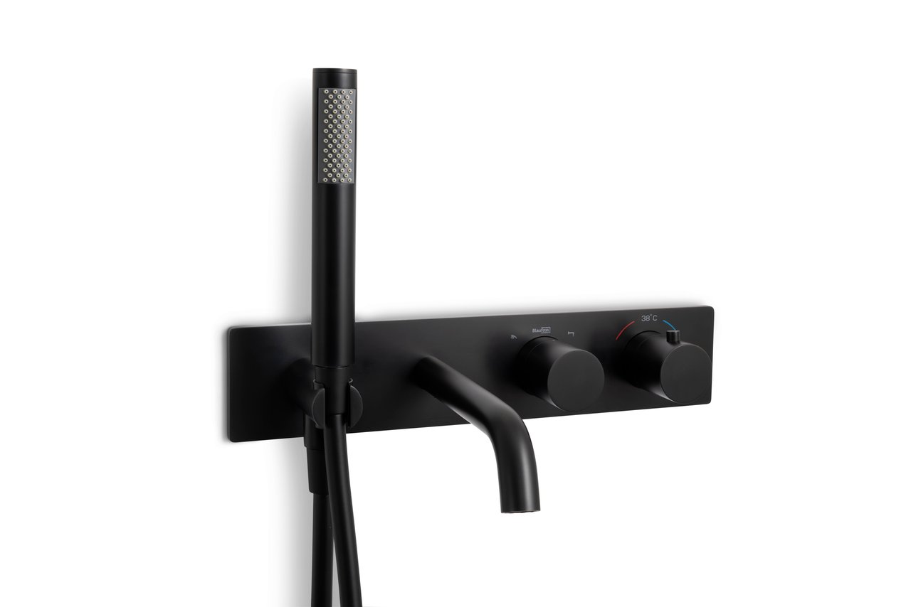 Blaufoss Round Inbouw badkraan, inbouwelement inbegrepen