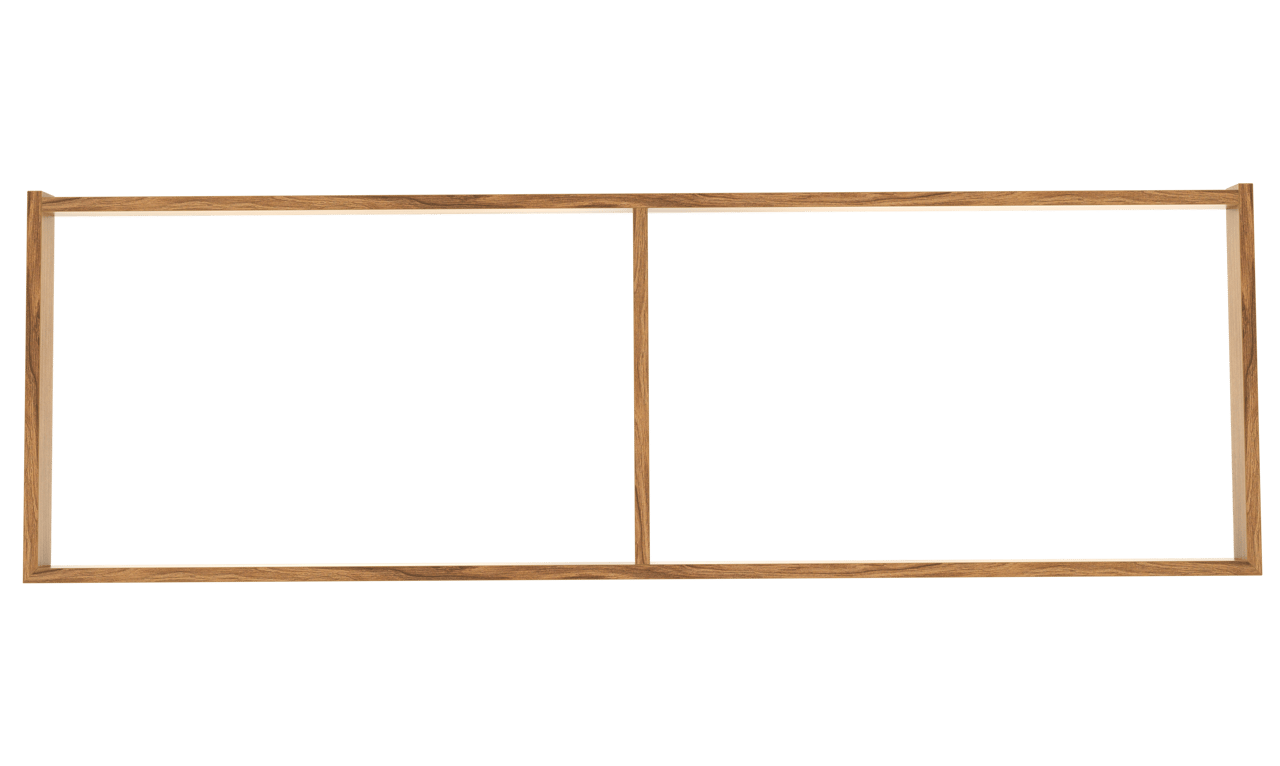 Balmani Lucida sokkel voor wastafelonderkast teakhout 150 x 55 cm