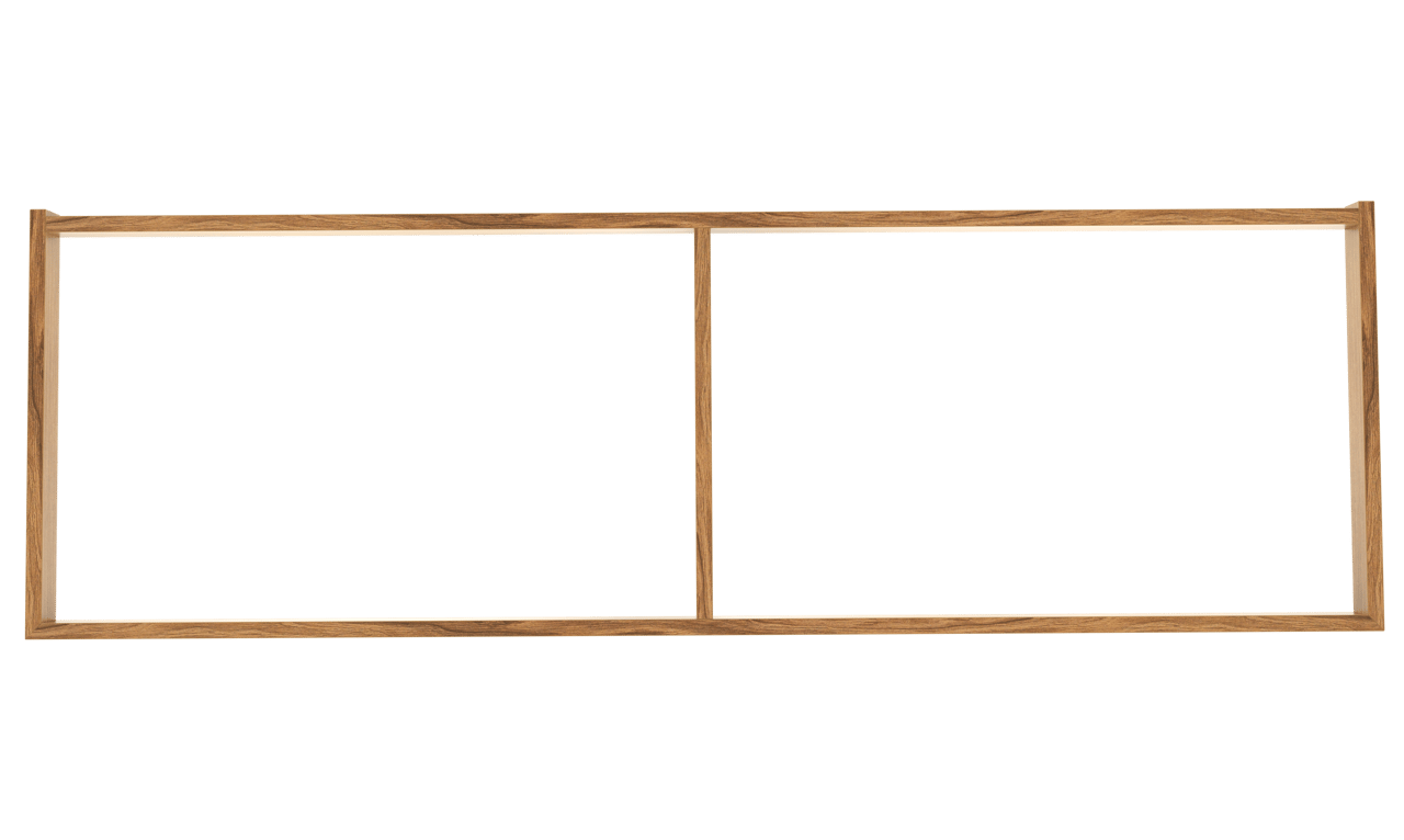 Balmani Lucida sokkel voor wastafelonderkast teakhout 150 x 55 cm