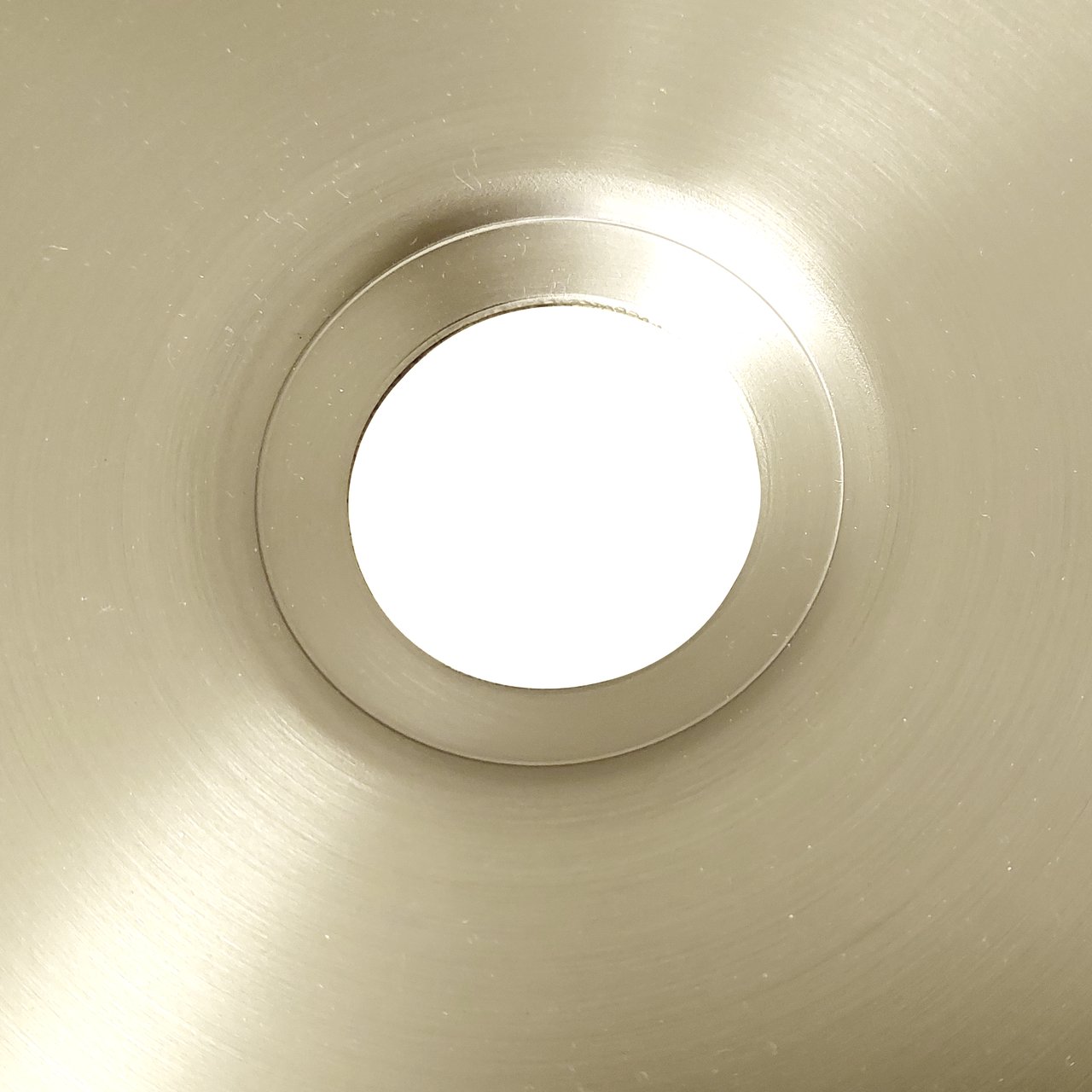 Balmani Accia waskom Brushed Champagne Gold roestvrij staal rond Ø 36 cm