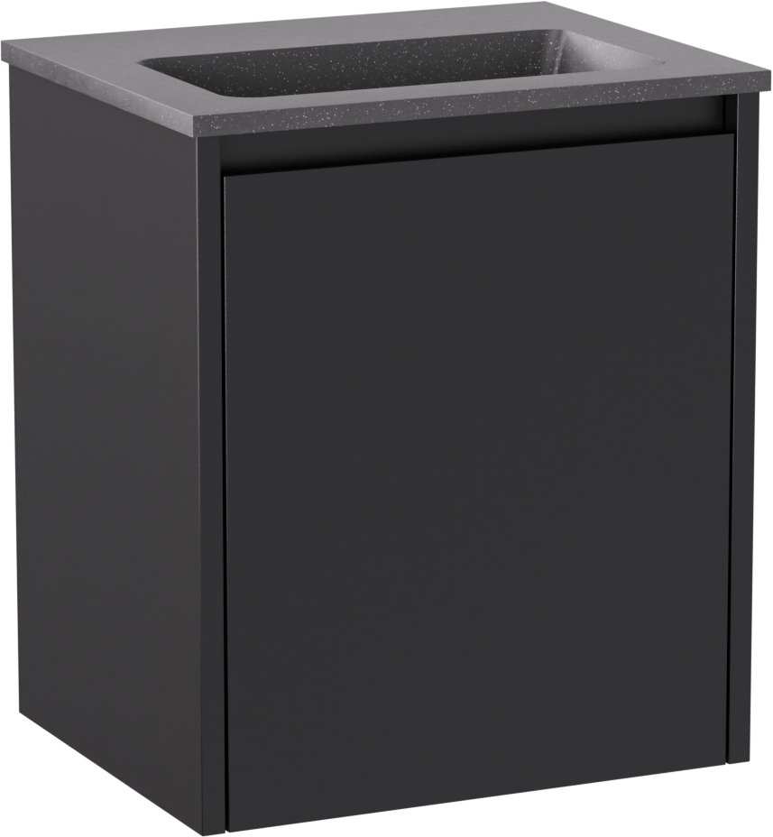 Storke Seda meuble salle bains avec lavabo Scuro