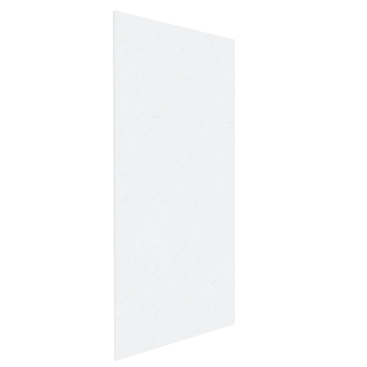 Balmani Zeno douchewandbekleding 120 x 120 x 220 cm composietmarmer mat wit leisteenstructuur