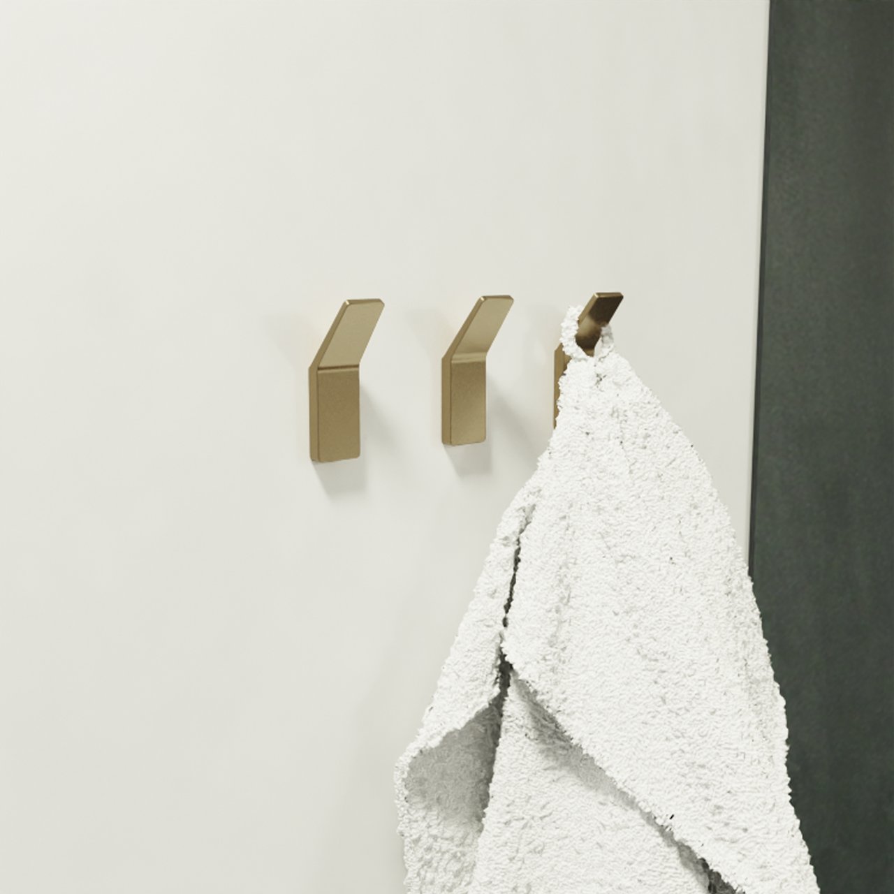 Balmani Amo set crochets 3 pièces Brushed champagne gold