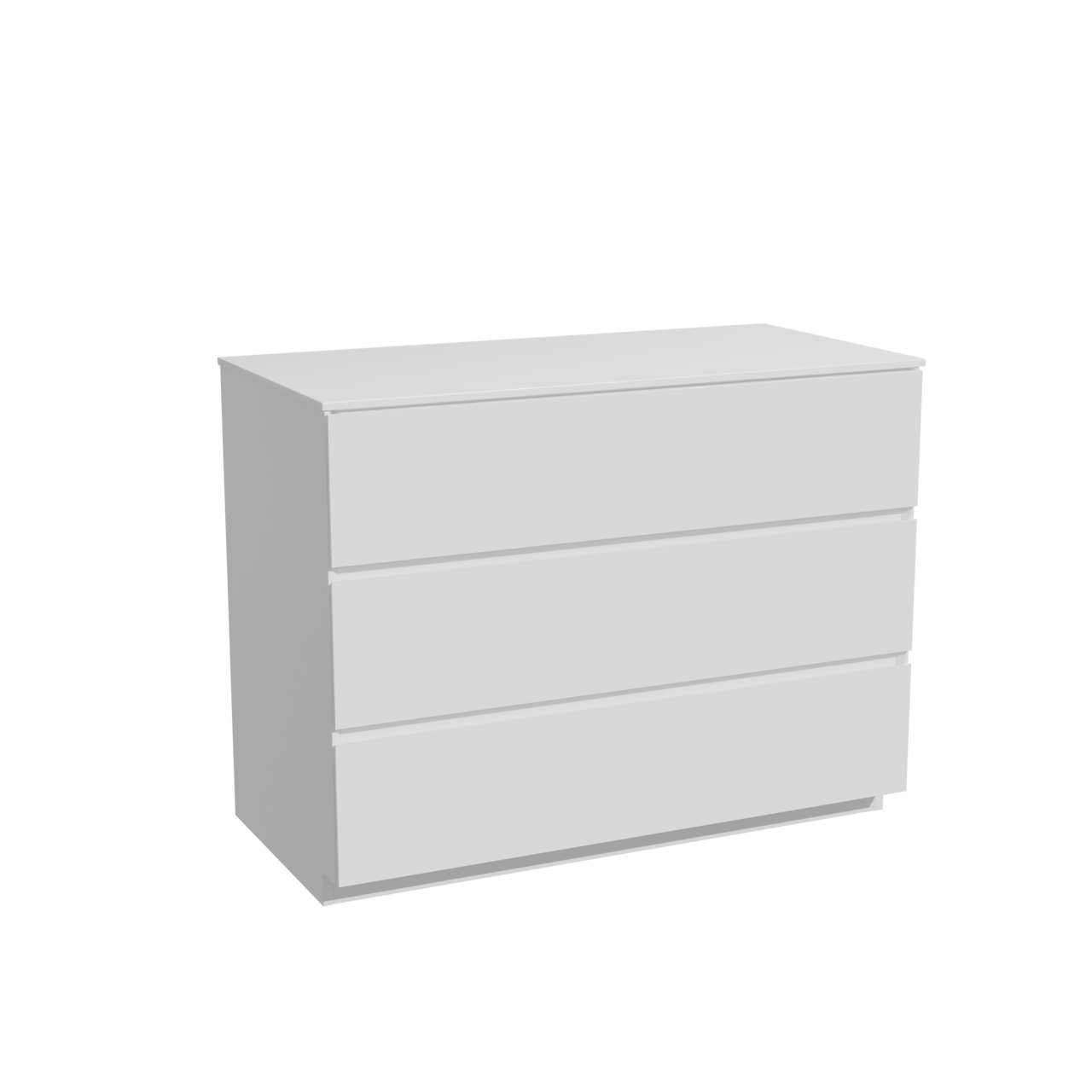 Storke Edge freistehendes Möbelstück Set: 105 x 52 cm, Weiß matt, mit Tavola Einzel Waschtischplatte, Solid Surface Weiß matt