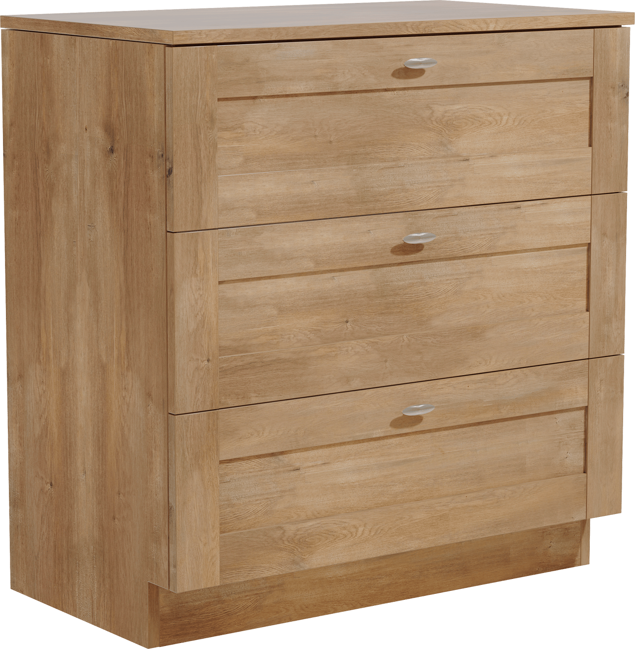 Linie Classo freistehendes Möbelstück Set: 80 x 46 cm, Naturbelassene Eiche, mit Lado Einzel Waschtischplatte, Melamin Naturbelassene Eiche