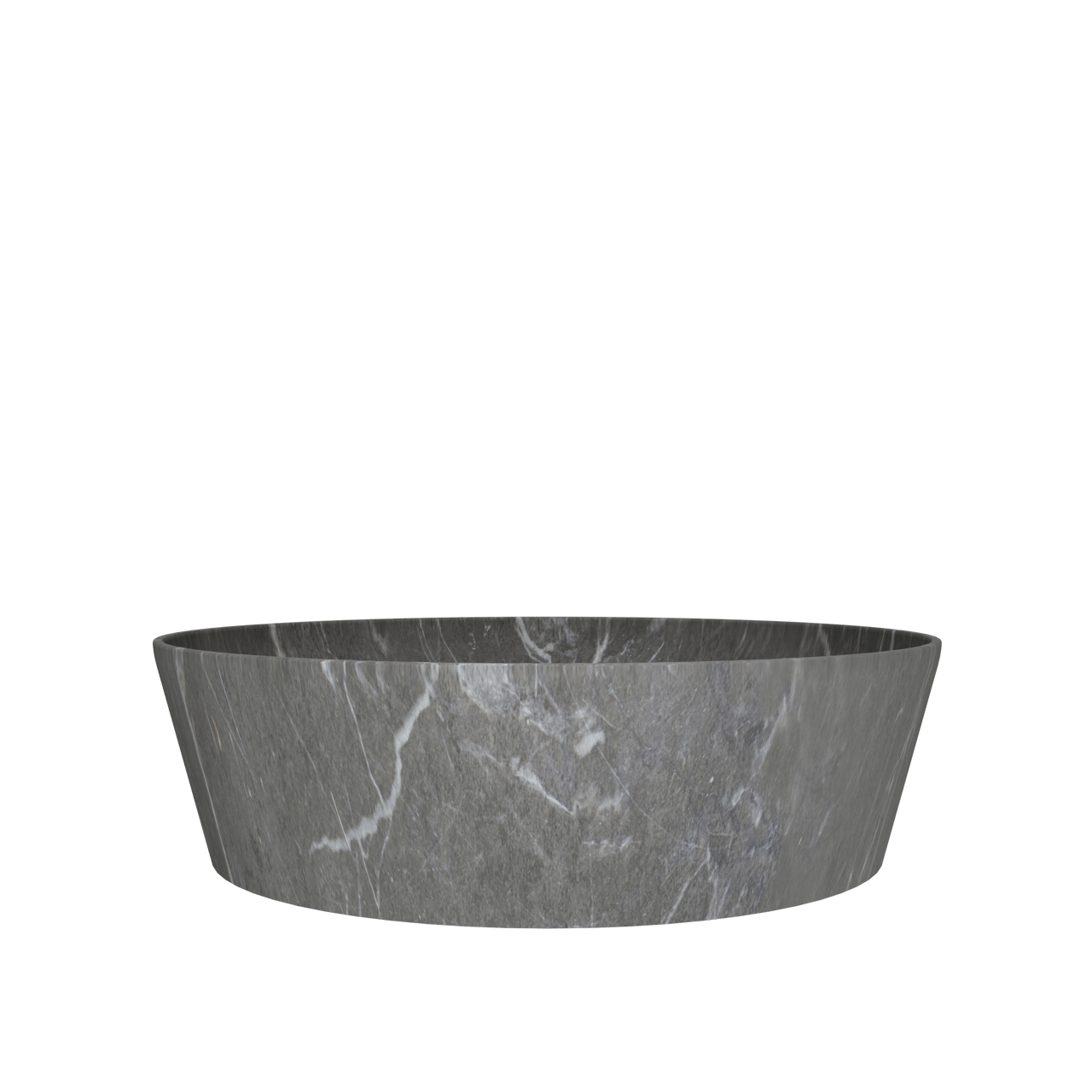 Balmani Still vasque à poser marbre Pietra Grey rond Ø 38 cm