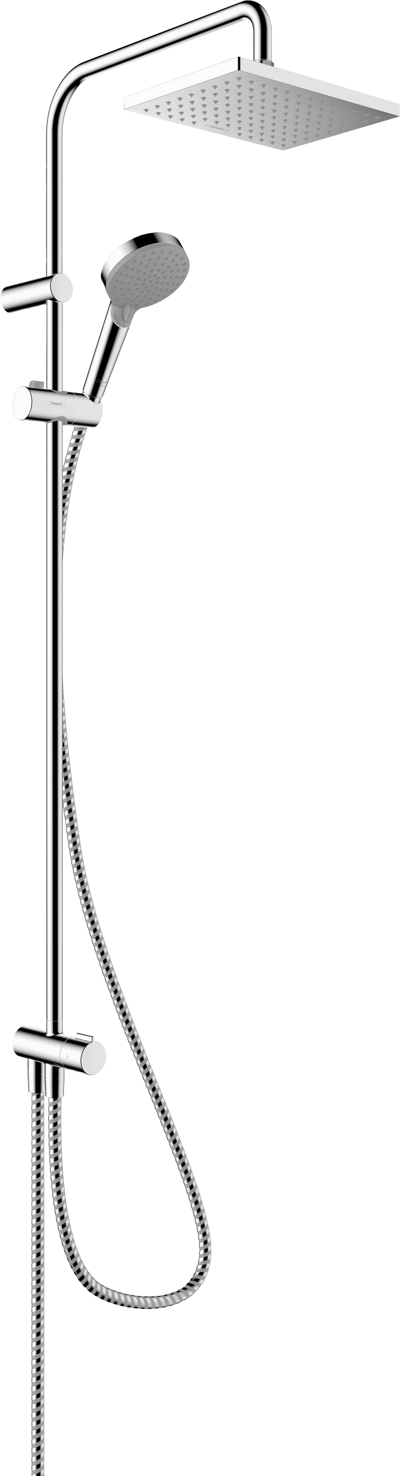 Hansgrohe Vernis Shape regendoucheset glanzend chroom