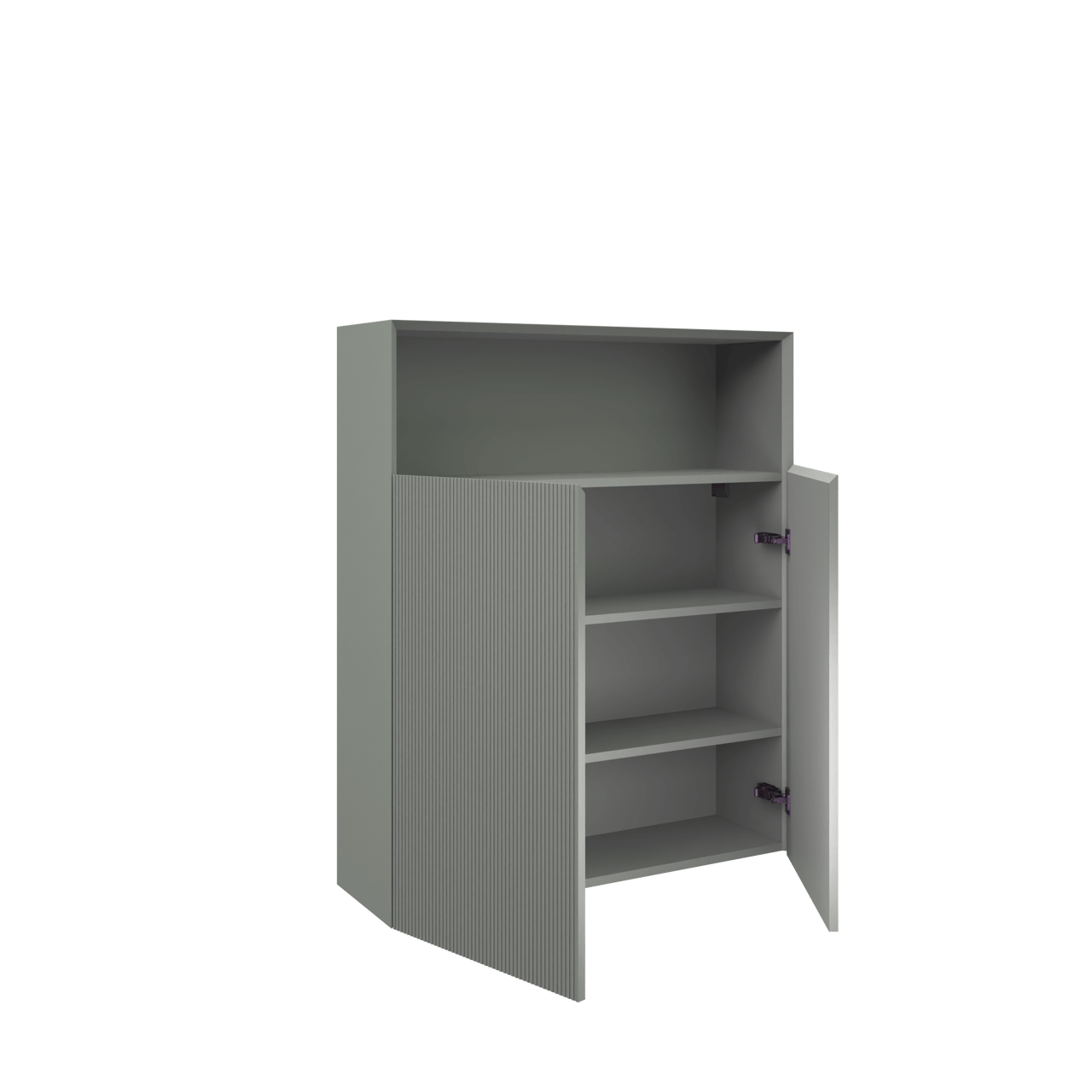 Balmani Fila zwevende badkamerkast steengrijs 100 x 30 x 120 cm